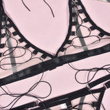 Emma's Sheer Lace Lingerie