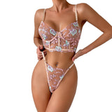 Alisha's Floral Transparent Lingerie